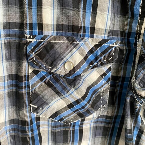 Machine Custom Co. Short Sleeve Button Down Shirt Men's XL - Picture 6 of 10